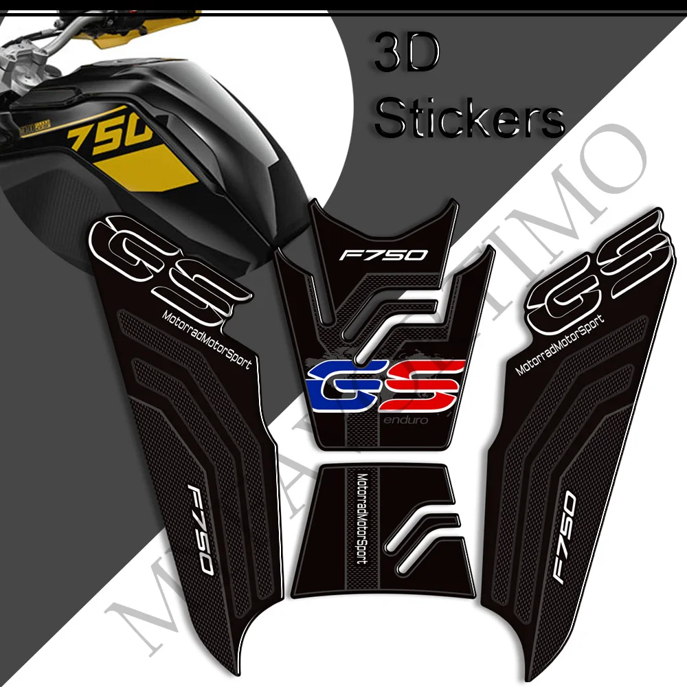Per Bmw F750Gs F 750 Gs F750 Adventure Stickers Decalcomanie Protector Tank Pad Manopole Laterali Gas Fuel Oil Kit Ginocchio Carenatura Parafango