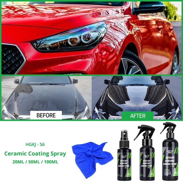 300ml Ceramic Car Coating Polishing Spray HGKJ 9H Hydrophobic