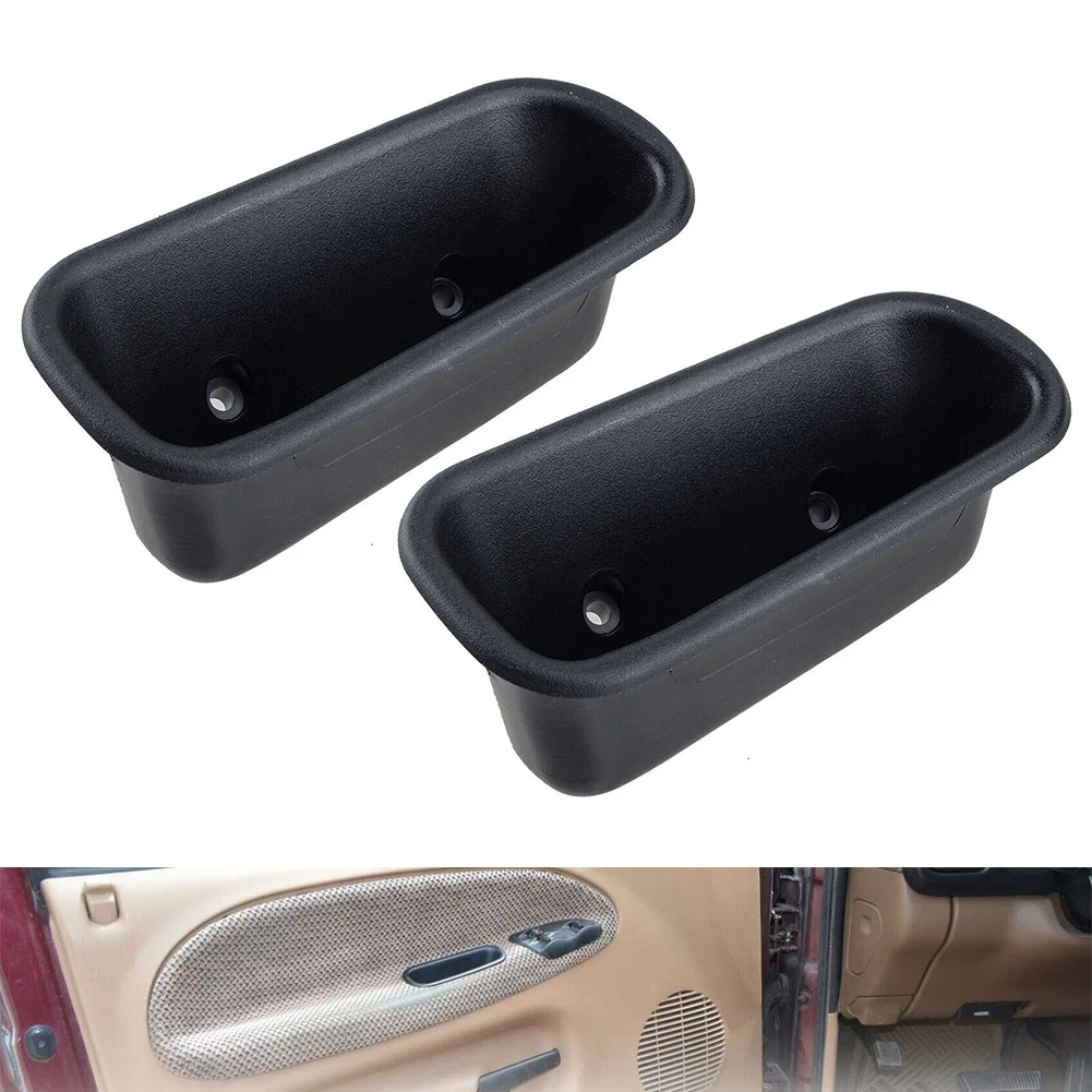 

1 PAIR FRONT R&L DOOR PULL CUP 04741404,04741405,4741404,4741405 For Dodge For Ram 1500 2500 3500 1994-2001 Plastic Accessories