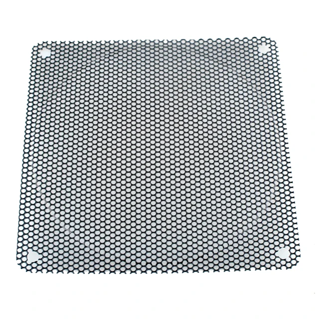 (2pcs) 120mm Ultra-Thin Metal Dust Filter Mesh Cover for PC Case Fan Chassis – 4.72in Dustproof Protective Grill