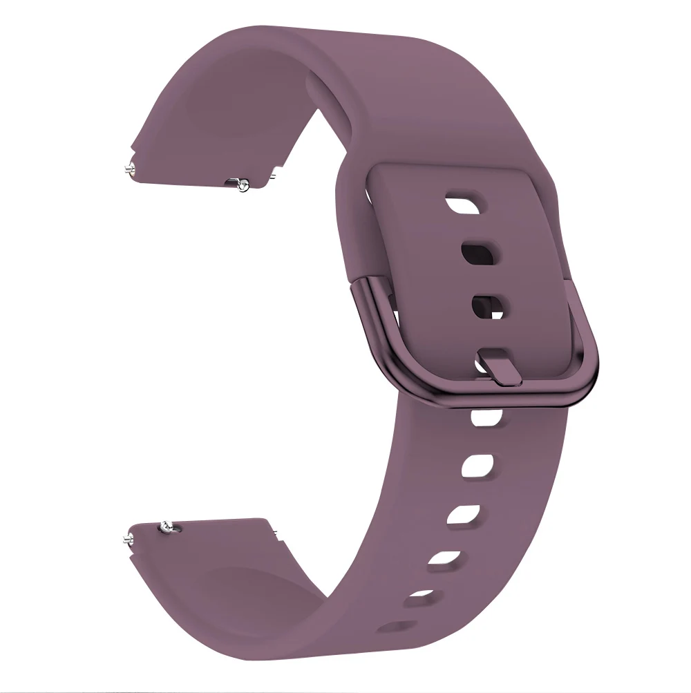 18mm Orange Silicone Watch Strap with Classic Buckle