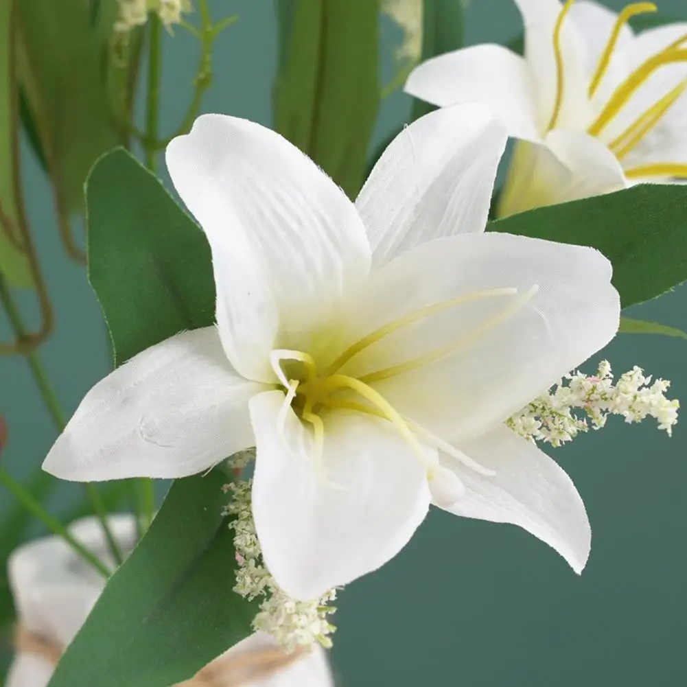 1PcLilyArtificialFlowerExquisiteRealTouchLilyArtificialFlower