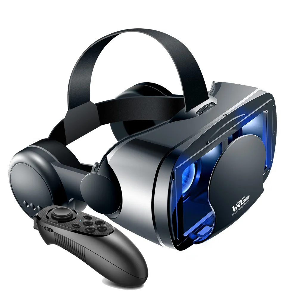 Lente de Tela Binóculos com Controlador Novo Headset Óculos Inteligentes Realidade Virtual Cheia Capacete Smartphone Móvel 7 Polegada Lente 3d vr - Image 6