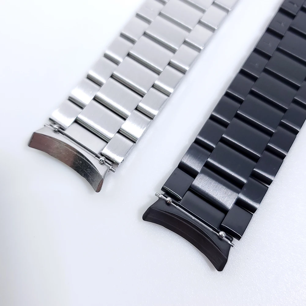 Elegant Stainless Steel Watch Strap - Premium Metal Bracelet