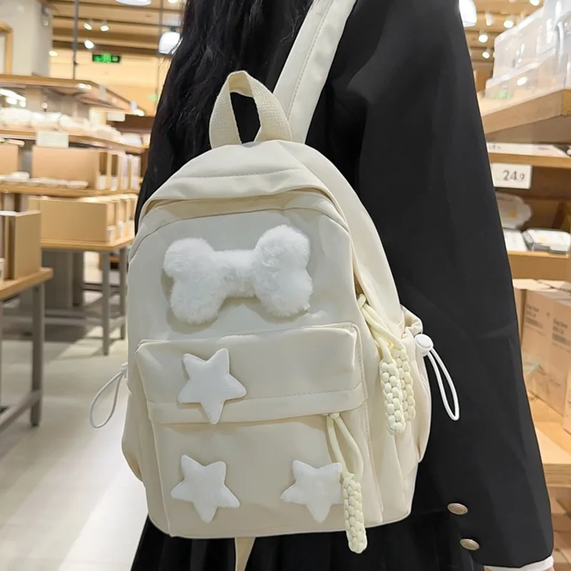 Five Bone Bag Shoulder Pointed Star Simple Backpack Handbags For Women High-Quality Messenger Versatile Luxury Crossbody Y2k