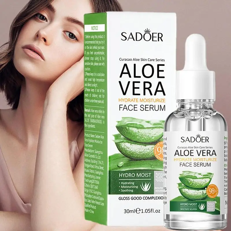 30ml Aloevera Face Serum Hydrating Aloevera Essence For Men And Women