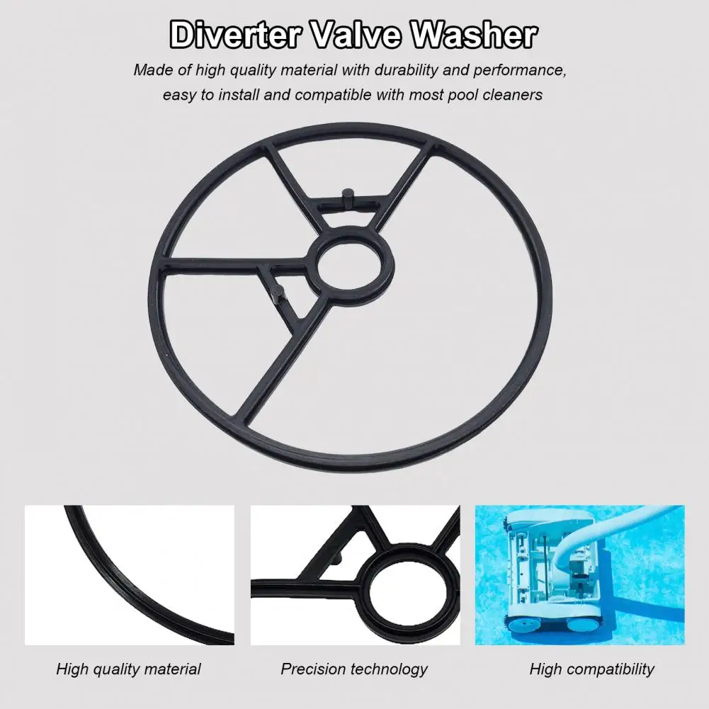 

Diverter Valve Ring 1 Set Useful Strong Compatible Anti-deform Spider Gasket Swimming Pool Filter Sealing Gasket