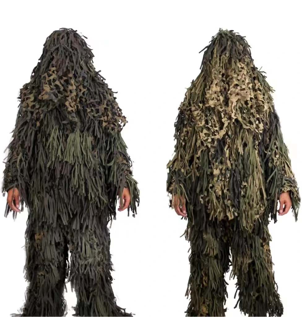 

Jungle bionic camouflage tactical equipment, military ghillie suit, outdoor clothing, hunting shooting, sniper