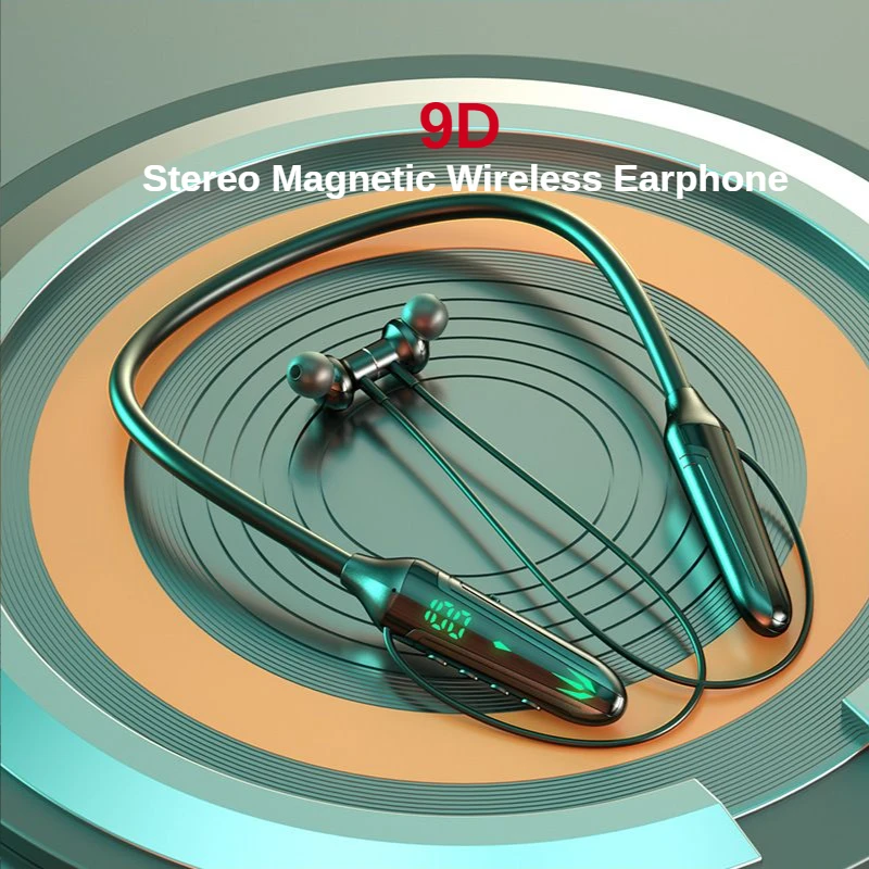 9D Stereo Wireless Earbuds Bluetooth 5.3 Earphone Battery