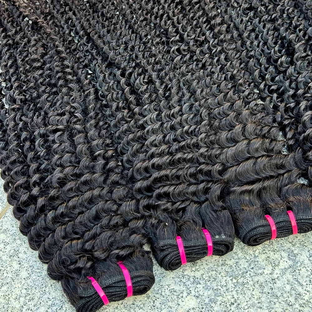 8-30 Inch Kinky Curly Hair Bundles Hair Extensions Jerry Curly Bundles Human Hair Weave Bundle Hair Extension 100g/Bundle