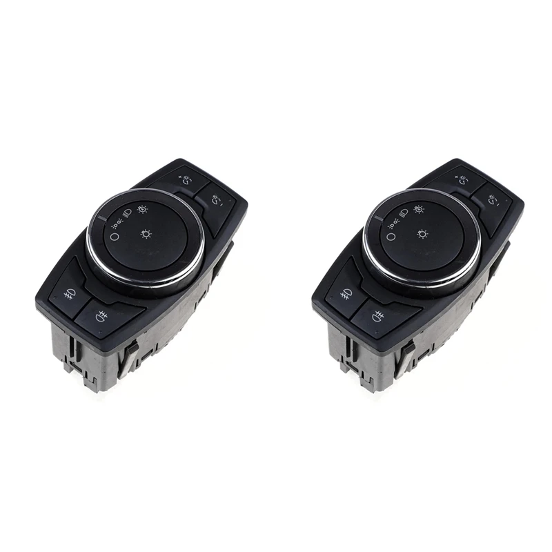 

2X DG9T-13D061-FEW Headlight Fog Light Lamp Control Switch Module Button For Ford Mondeo V 2014-2019 DG9T13D061FEW