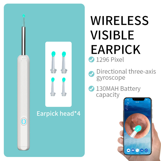 Visible Ear Cleaner 3.5mm Digital Otoscope Ear Endoscope Portable Earpick Nose Inspect Camera ear Clean Ear Care