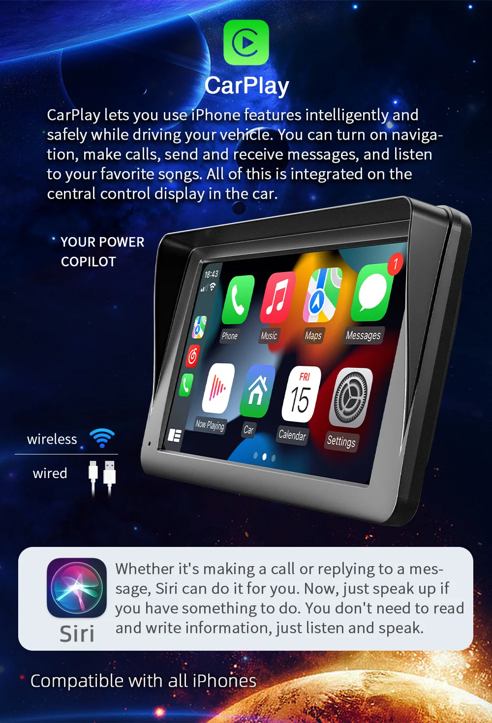 Рисунок 3 - Универсальный 7-дюймовый автомобильный радиоприемник