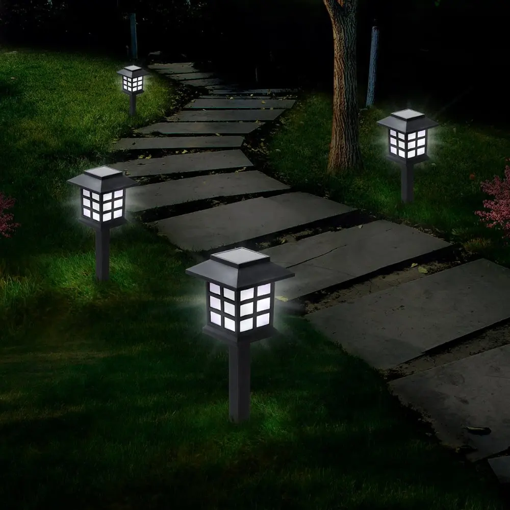 Outdoor solar garden night light 1LED home small house lawn light garden light decoration lawn small palace light