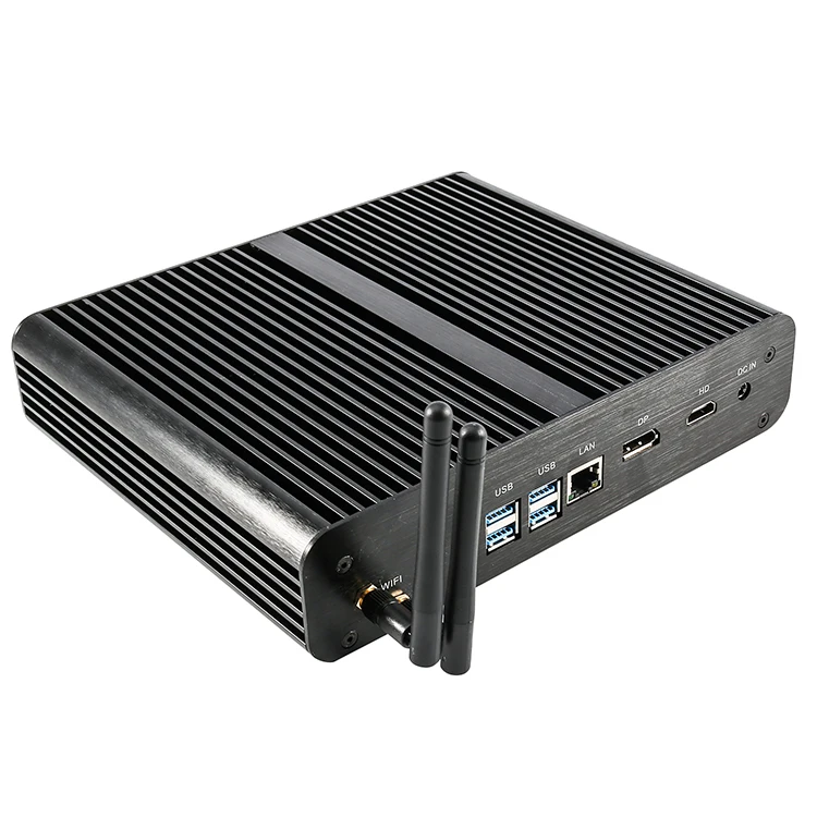 Experience Effortless Performance: Fanless Windows 11 Mini PC with Core i7 1165G7, 10710U, 10510U, 8565U, Dual DDR4, M.2 NVMe, 4K HD DP, WIFI - Ideal for Office and Business Desktop Computing. Description Image.This Product Can Be Found With The Tag Names Barebone Mini PC, Computer Office, Mini
