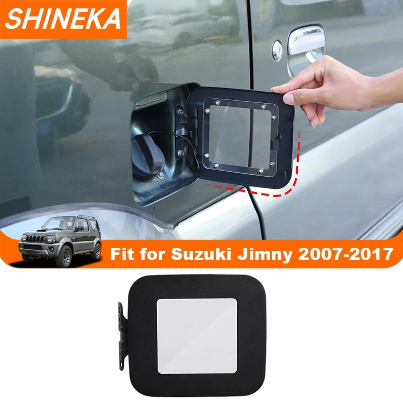SHINEKA Car Transparent Fuel Tank Cover Filler Tank Gas Cap