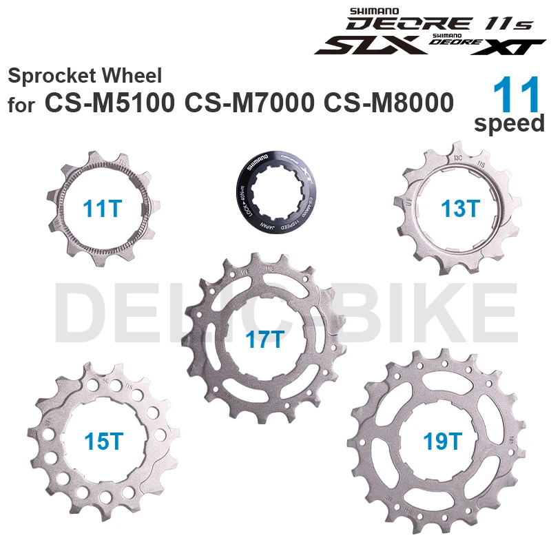 Pignone SHIMANO Deore XT CS-M8000 15T – Ingranaggio 11 Velocità Per MTB (Giappone)