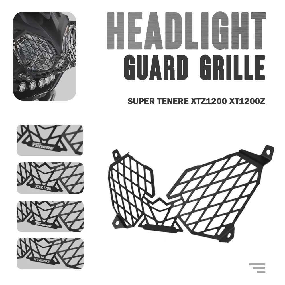 

For Yamaha Super Tenere XT1200Z XT 1200Z XT 1200 Z Super Tenere XTZ1200 XTZ 1200 Headlight Protector Cover Grill 2010 2011-2021