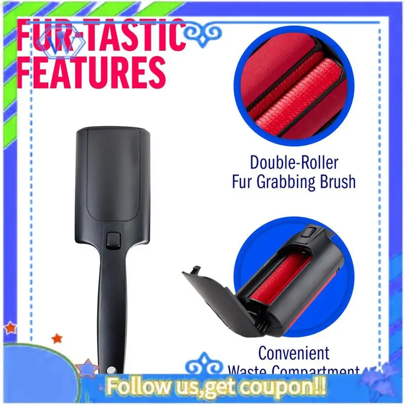 Easy To Use Mini Lintroller For Pet Hair -Pet Hair Removal Tool For Clothes, Couches And Cars-Dog Remover And Lint Remove