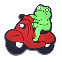 Playful Frog Shoe Charms Collection - Quirky Green Accessories (01)