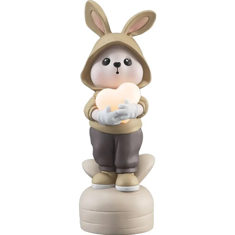 

Light Luxury Rabbit Floor Decoration Living Room Large Home Decoration TV Cabinet Bedroom Lamp housewarming Gift