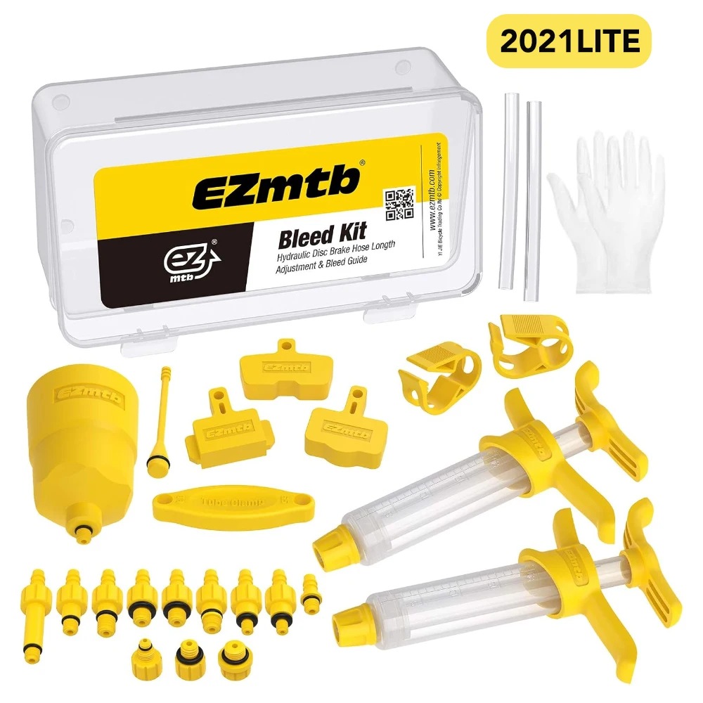 Premium Hydraulic Brake Bleed Kit with Mineral Oil