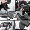 1200GSM Car Wash Microfiber Towel 40x40cm Car Cleaning Care Cloth Auto Towel One-Time Fast Drying for Car Wash Accessories 6