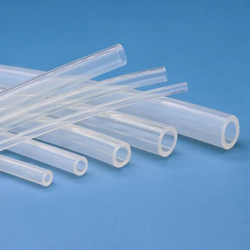 Silicone Tube 1/5/10M Food Grade Clear Transparent ID 0.5 1 2 3 4 5 6 7 8 9 10 12mm O.D Flexible Nontoxic