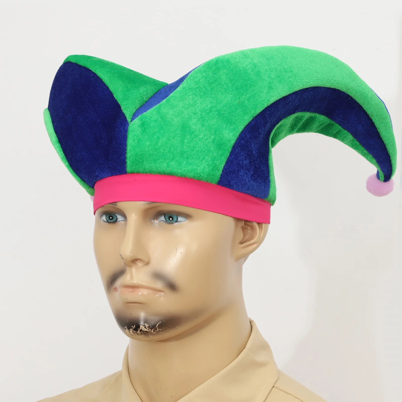 Adults Kids Funny Cute Clown Hat Cap Costume Accessory for Cosplay Stage Performance Themed Party Halloween Carnival Masquerade