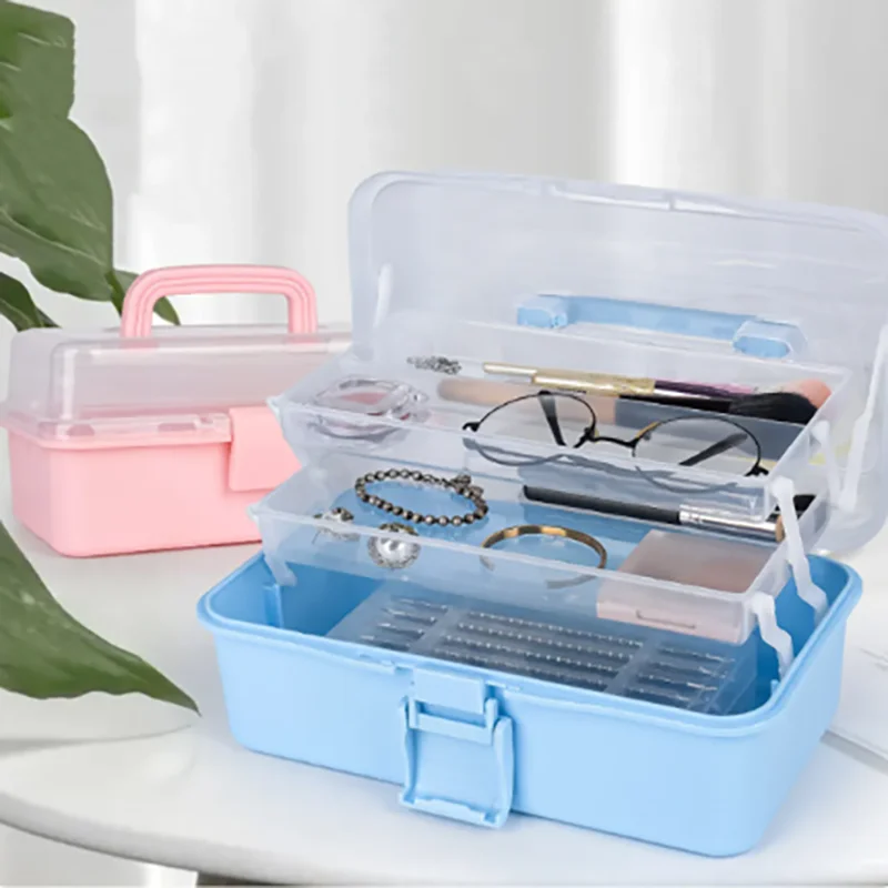 School Stationery Makeup Organizer Desktop Storage Box Container For Cosmetics Stationery Jewelry Home Office Plastic Organizer