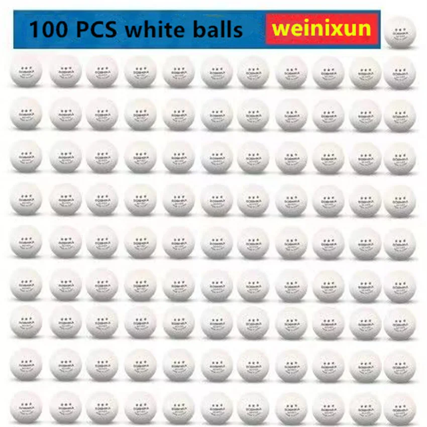 3-star Table Tennis Balls New Material A40 High-elastic Durable Training Table Tennis Balls Ping-Pong Balls