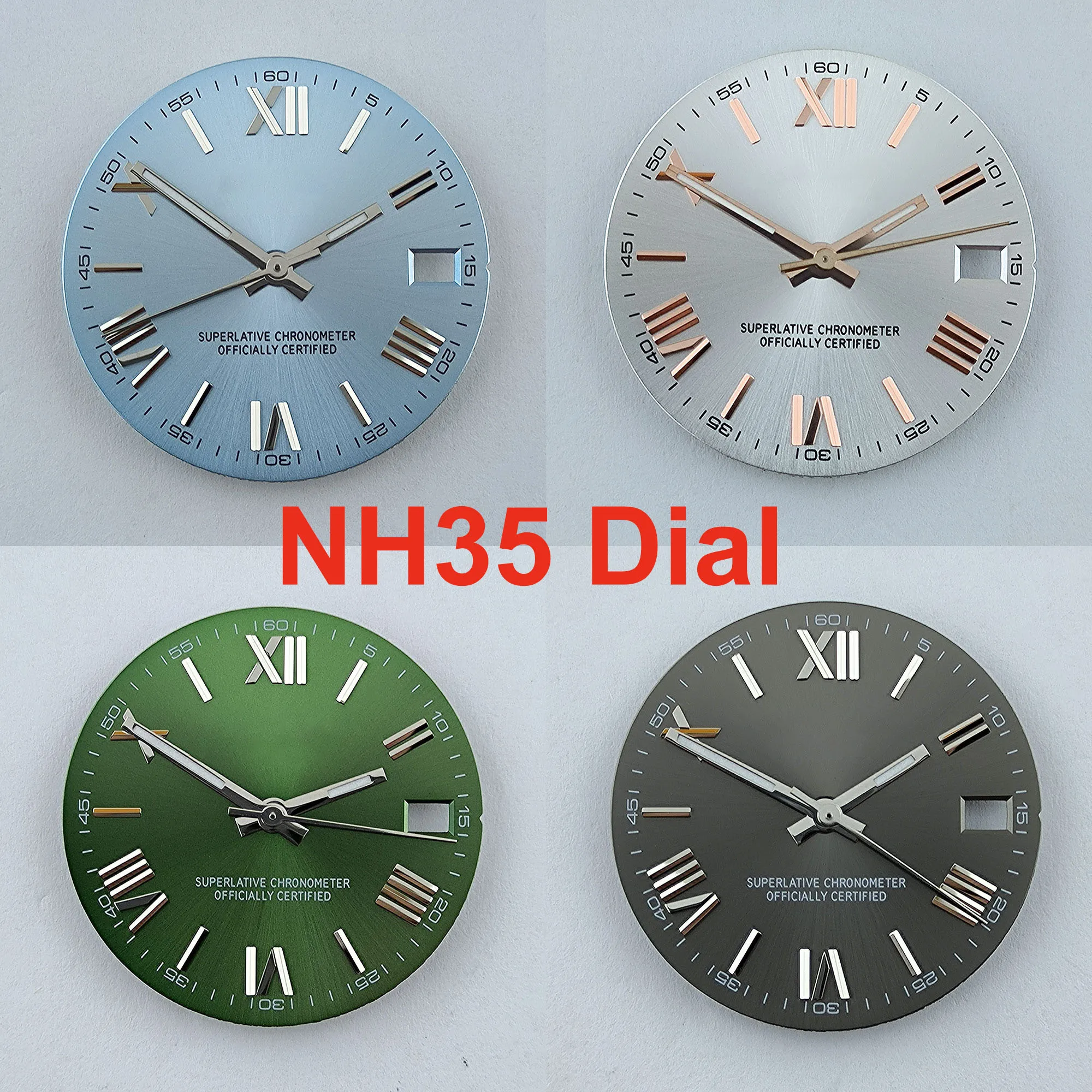 

28.5mm NH35 dial S dial Rome letters dial fit NH35 NH36 movements watch accessories repair tool