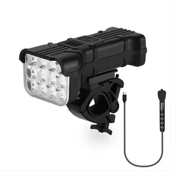 LED Bicycle Light Set with Horn - 360° Rotatable 500LM Headlamp (Headlights and Horns)