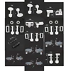 2 Pcs Universal Toilet Lid Screw Toilet Seat Fixing Screwbolts Expansion Screw Kit Toilet Connector Nuts Accessories 6