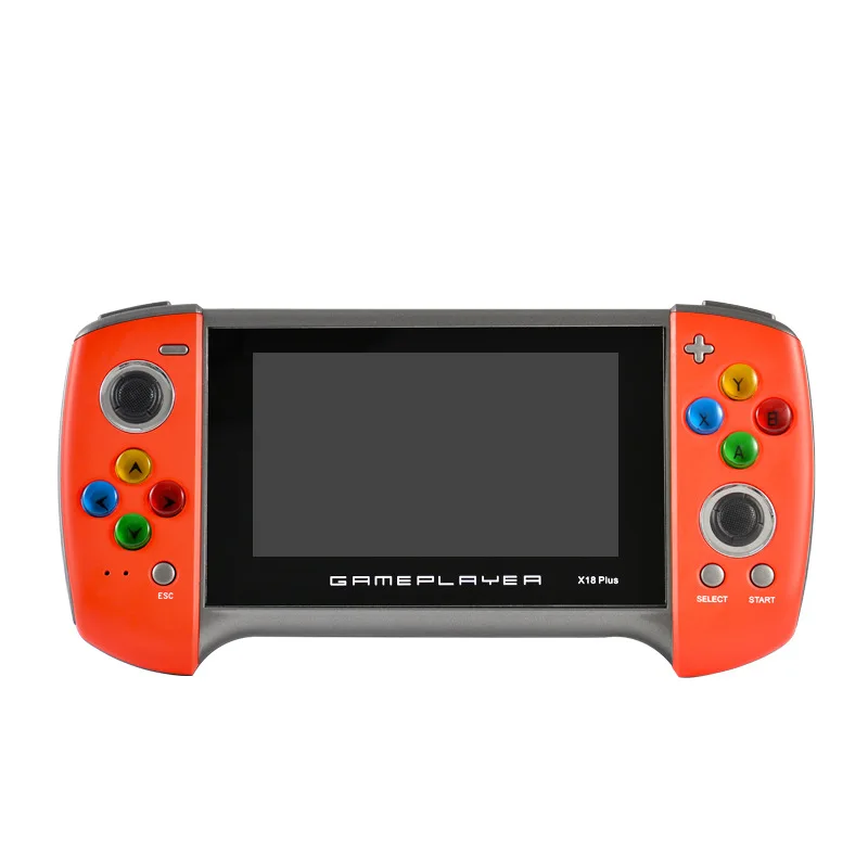 Hot Hand-held Game Player Nostalgic Retro Game Console 4.3 Inch  Screen X18 Plus  for Children  Gift 360 Rocker 10000+ Games 
