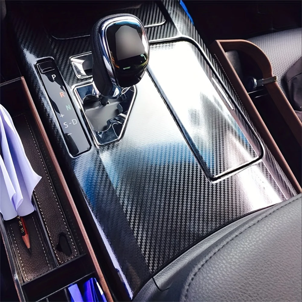 

For Toyota Crown S210 2012-2018 Interior Central Control Panel Door Handle Carbon Fiber Stickers Decals Car Styling Accessorie