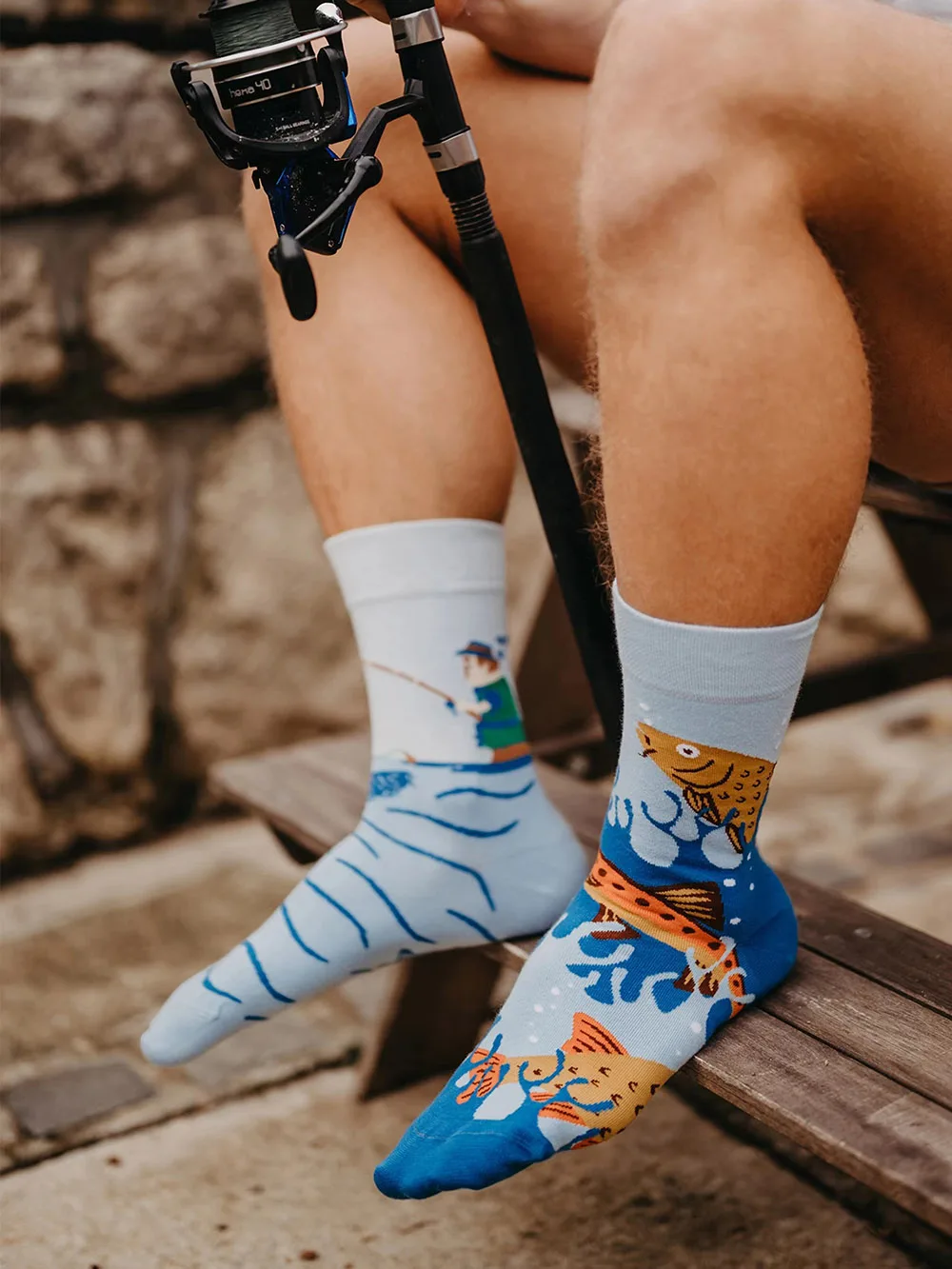 Premium Cotton Novelty Socks with Fun Food Pattern