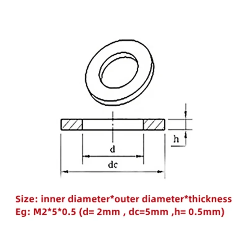 M4 M5 M6 M8 M10 M12 M14 M16 M18 M20 M22 M24 M33 M36 304 Stainless Steel Gasket Ultra-Thin Flat Washer Thickened Plain sealing gasket stainless steel washer adjusting shim gasket rubber washers