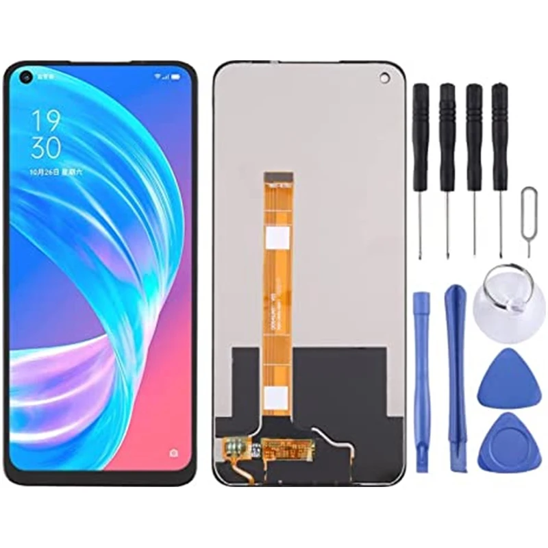 

6.5 Lcd for Oppo Realme Q2 V5 TFT Lcd Display Touch Screen for Realme Q2 RMX2117 LCD Replacement Digitizer Assembly with Tools