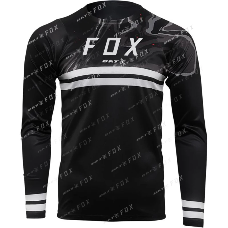 Men\'s Downhill Jersey BAT FOX Camiseta Off-Road Motorcycle Mountain Bike T-Shirt Cycling Jersey Quick-Dry Motocross Shirt