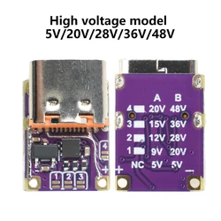 Universal Fast Charging Module with Adjustable Voltage and PD to DC Type - C Interface (High - voltage)