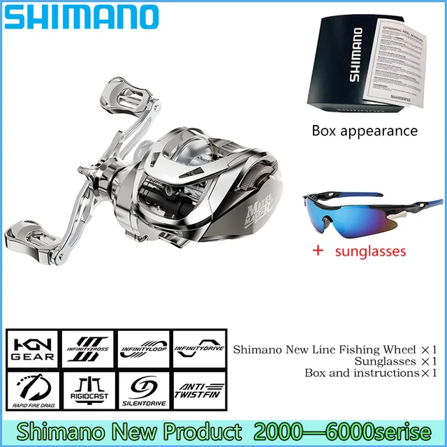 original SHIMANO New Metal Master Water Drop Wheel 10kg Pull Fishing Wheel Spinning  Reel Carp Fishing Wheel Baitcasting Reel - AliExpress