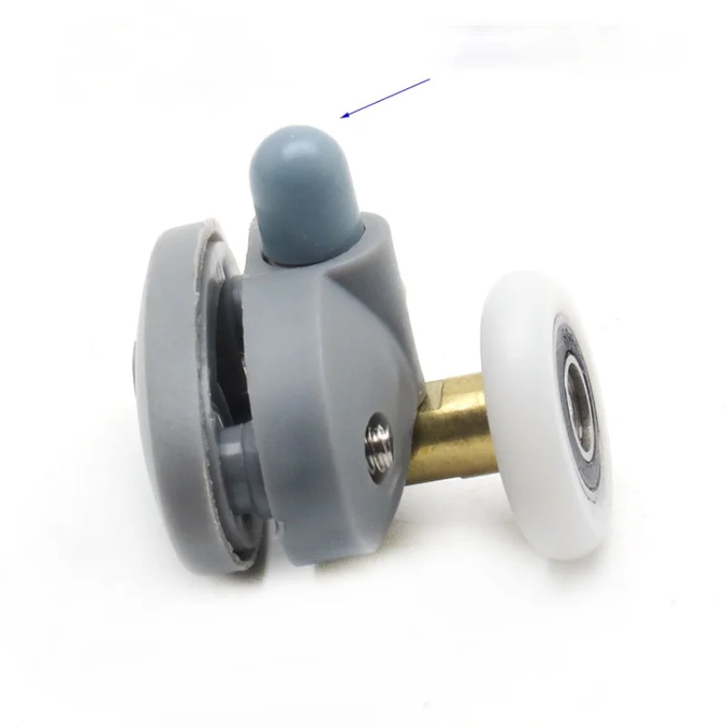 Oval ABS Nylon Single Pop Up Pulley Runner Wheel Shower Cabin Sliding Glass Door Rollers Hardware 4pcs-8pcs/set