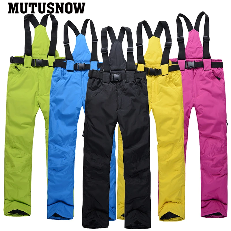 Women Ski Pants Brand New Outdoor Sports High Quality Suspenders