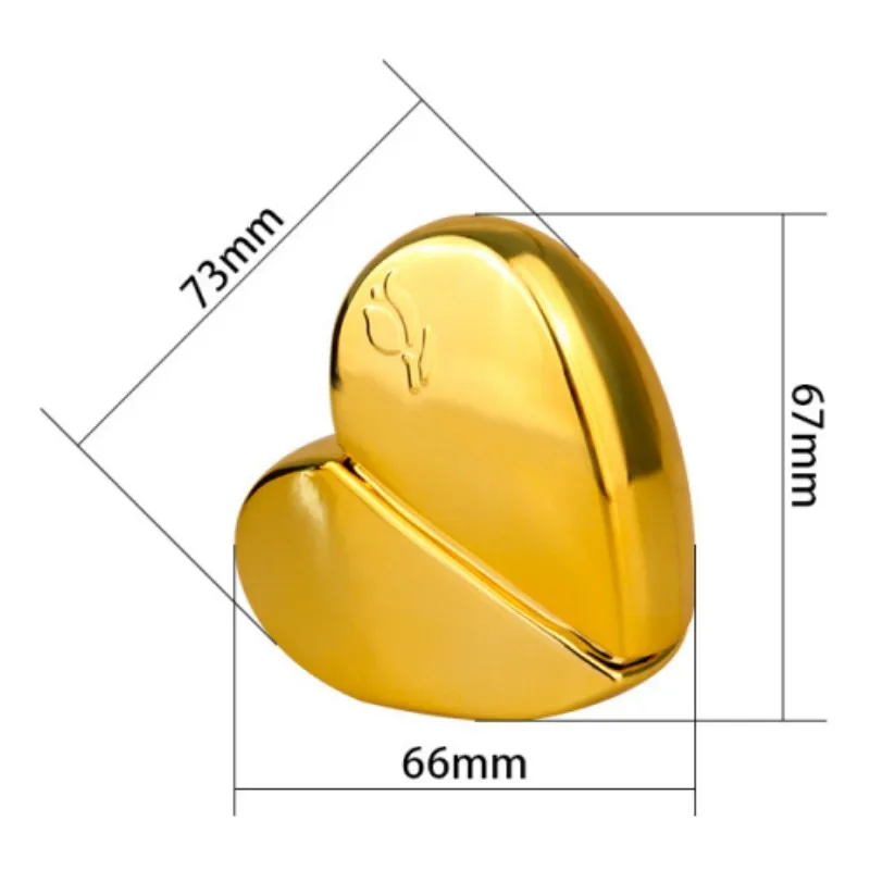 25ml Heart Shaped Glass Perfume Bottles 6 Colors Portable Spray Atomizer Refillable Cosmetics Bottle Small Sample Sub-Bottle 6