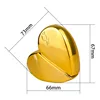 25ml Heart Shaped Glass Perfume Bottles 6 Colors Portable Spray Atomizer Refillable Cosmetics Bottle Small Sample Sub-Bottle 6