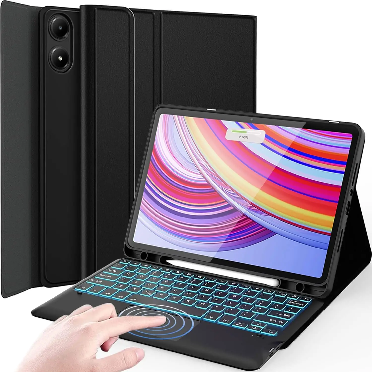 Premium Keyboard Cover with Pencil Holder