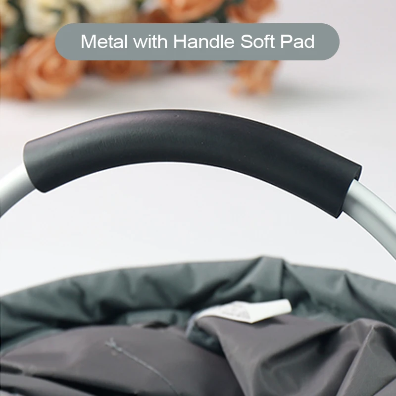 여러 개의 포켓이 있는 접이식 정원 도구 가방, 휴대용 옥스포드 천 버킷 토트백, 정원 도구 및 해변 청소 용품용