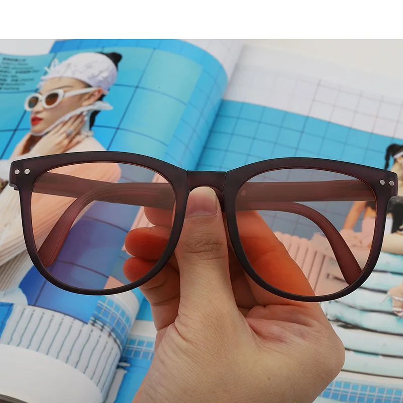 Folding Sunglasses For Women Oval Frame Uv400 Protection_voghion.com