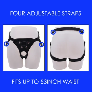 Strap on Pants for Men/Women Strap On Harness Strapon Realistic Dildo Toys with Rings for Lesbian Adult Dildos Sex Toys 5
